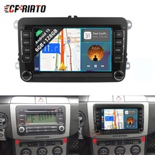 6+128GB Android 15 Apple Carplay für VW Polo 6R 6C 2009-2017 GPS Navi Autoradio