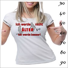 40 50 60 70 80 90 Jahre Geburtstag Damenshirt Damen T Shirt Geburtstags Girlie 2