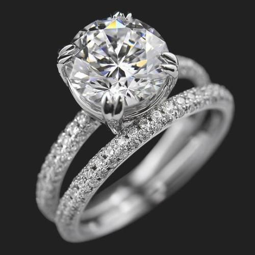 Massiver 14k weißgold - massiver,