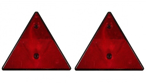 Rückstrahler dreieck - 2x,