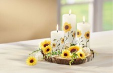 Kerzenset "Girasole" Deko Wohnungsdeko Kerzen Dekoration Set