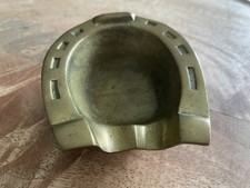 Aschenbecher Hufeisen Messing