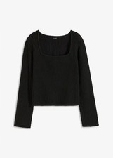 Pullover mit Karree-Ausschnitt