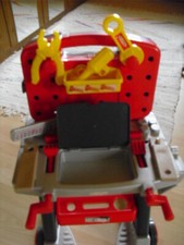 ?    Werkbank für Kinder, Höhe 55 cm, Breite 40 cm, Länge 30 cm, mit Werkzeug,