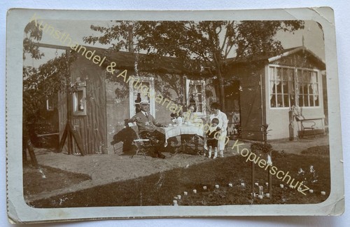 Orig foto schrebergarten - ak,