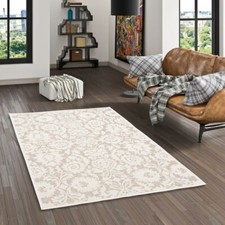 In & Outdoor Teppich Flachgewebe Ottawa Beige Barock
