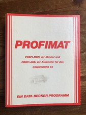 Profimat von Data Becker Für C64 Und C128 - Monitor Und Assembler