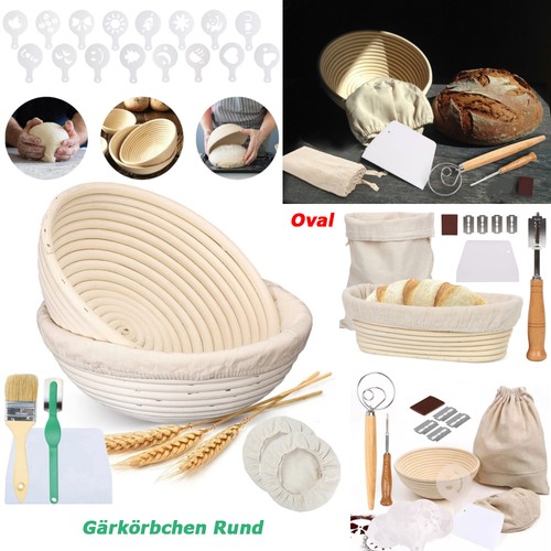 Natürlicher rattan gärkorb - natürlicher,