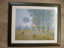 2 Kunstdrucke Claude Monet gerahmt 57x47