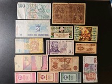 14 X banknoten aus aller welt