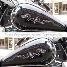 2x Drachen Tank Aufkleber 26cm