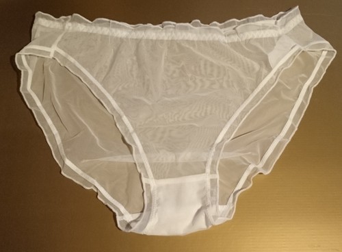 Slip durchsichtig weiß