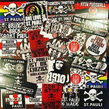 100 x St Pauli Sticker