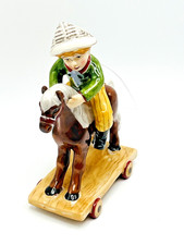 Selten Villeroy Boch Weihnachten Szene Junge mit Pferd Christmas Joy