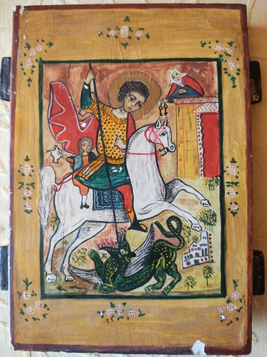 Vintage orthodoxe ikone - orthodoxe,