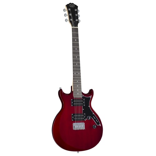 Double cut gitarre - double, wine