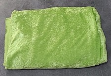 Dekostoff apfelgrün ca. 1,70 x 2 m Pannesamt Stoff Samt glänzend NEUwertig