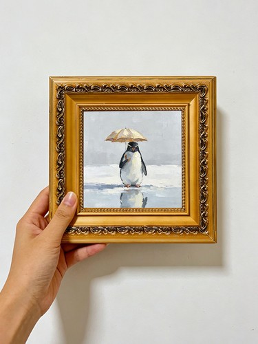 Pinguin mit gestreiftem