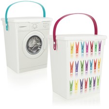 2x Aufbewahrungsbox mit Deckel