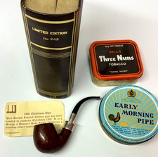 Dunhill Christmas Pipe Silver