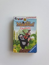 Maulwurf Kartenspiel  Quartett + Buch Wie der Maulwurf zu ...Hosen kam