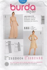 Burda muster 7260 abendkleid - 7260,