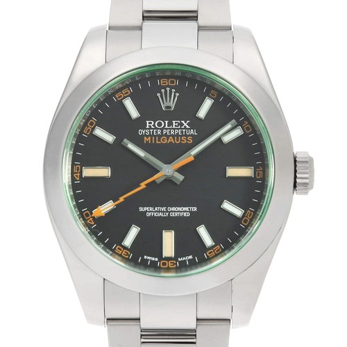 Rolex milgauss grün glas - rolex,