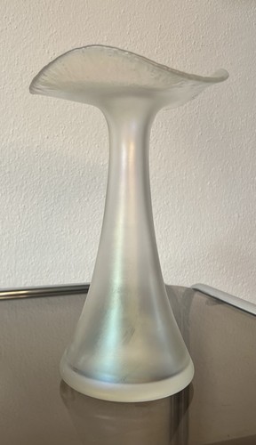 Eisch studioglas vase iris - studioglas,
