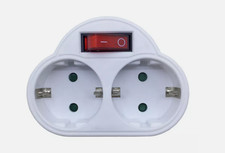 Schuko Doppelstecker mit