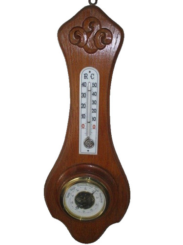 Tolles altes holzbarometer - tolles,