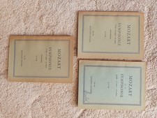 Mozart Partituren Symphonien K.V. 385 504 550