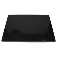 Stein-Schneidebrett 40 x 30 cm schwarz Tisch-Untersetzer Servierplatte Unterlage