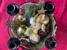 Metall Kerzenständer rund