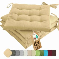 4er Set Sitzkissen Stuhlkissen