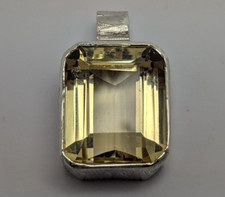 Großer 925 Silber Citrin