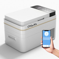 Kompressor Kühlbox 28L Mini Kühlschrank Auto LKW Camping -20℃~20℃ APP 12V/230V