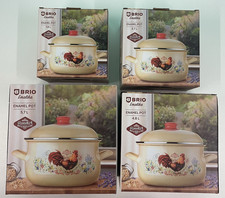 BRIO SET 4 Kochtöpfe mit