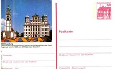 (853) Bildpostkarte ** - Augsburg - postfrisch