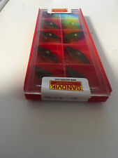 10x Drehwendeschneidplatten Sandvik VBMT 160408-PF 4225 für Stahl Neu