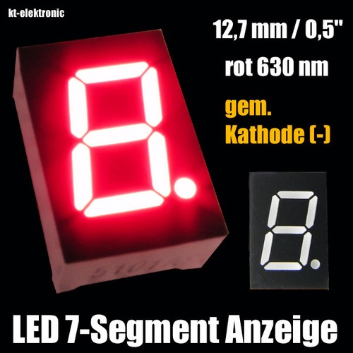 Stück led segment - 10,