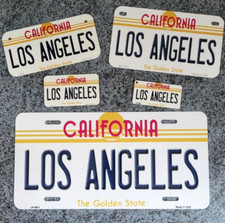Los Angeles California USA License Plate Nummernschild Schlüsselanhänger Magnet