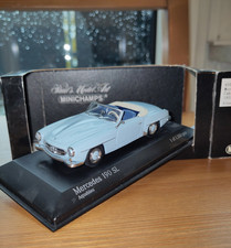 Minichamps 1/43 Mercedes 190 SL 1955 - 1962 W121 B II blue 430033136
