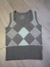 Pullunder s.Oliver Damen Rauten grau Gr. 38