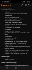 Lenco laserfeuerwerk boombox - lenco,