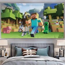 Neu Minecraft Tapete Wohnzimmer Schlafzimmer Tapeten Mode Kindertapete Geschenk