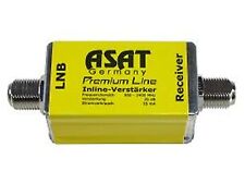 ASAT Leistungsverstärker Premium Line Inline-Verstärker Receiver LNB, NEU