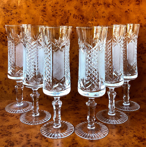 Sekt gläser bleikristall - sekt,