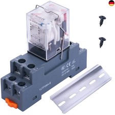 Taiss/Relais DC 12V 8 Pins 10A