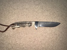Altes Damast Jagdmesser