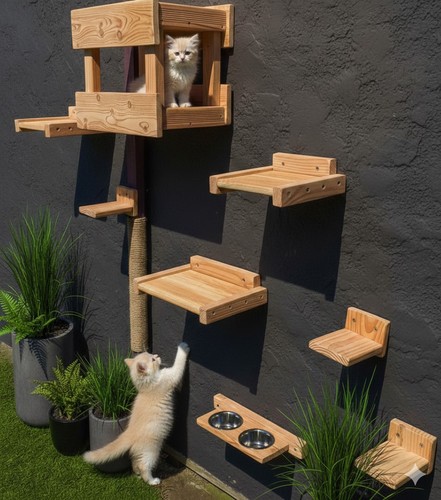 Katzenspielplatz outdoor - katzenspielplatz,